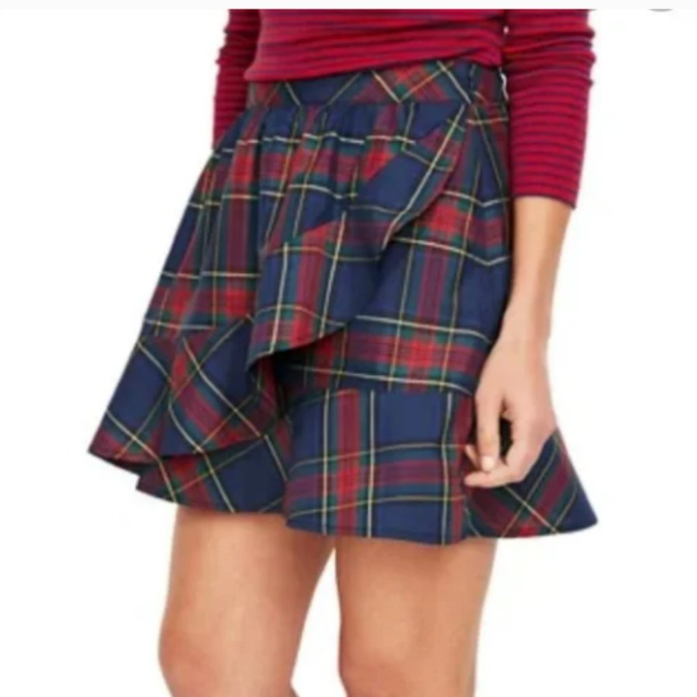 Vineyard Vines Jolly Plaid Party Skirt